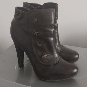 Jessica Simpson Rugged Brown Heel Boots